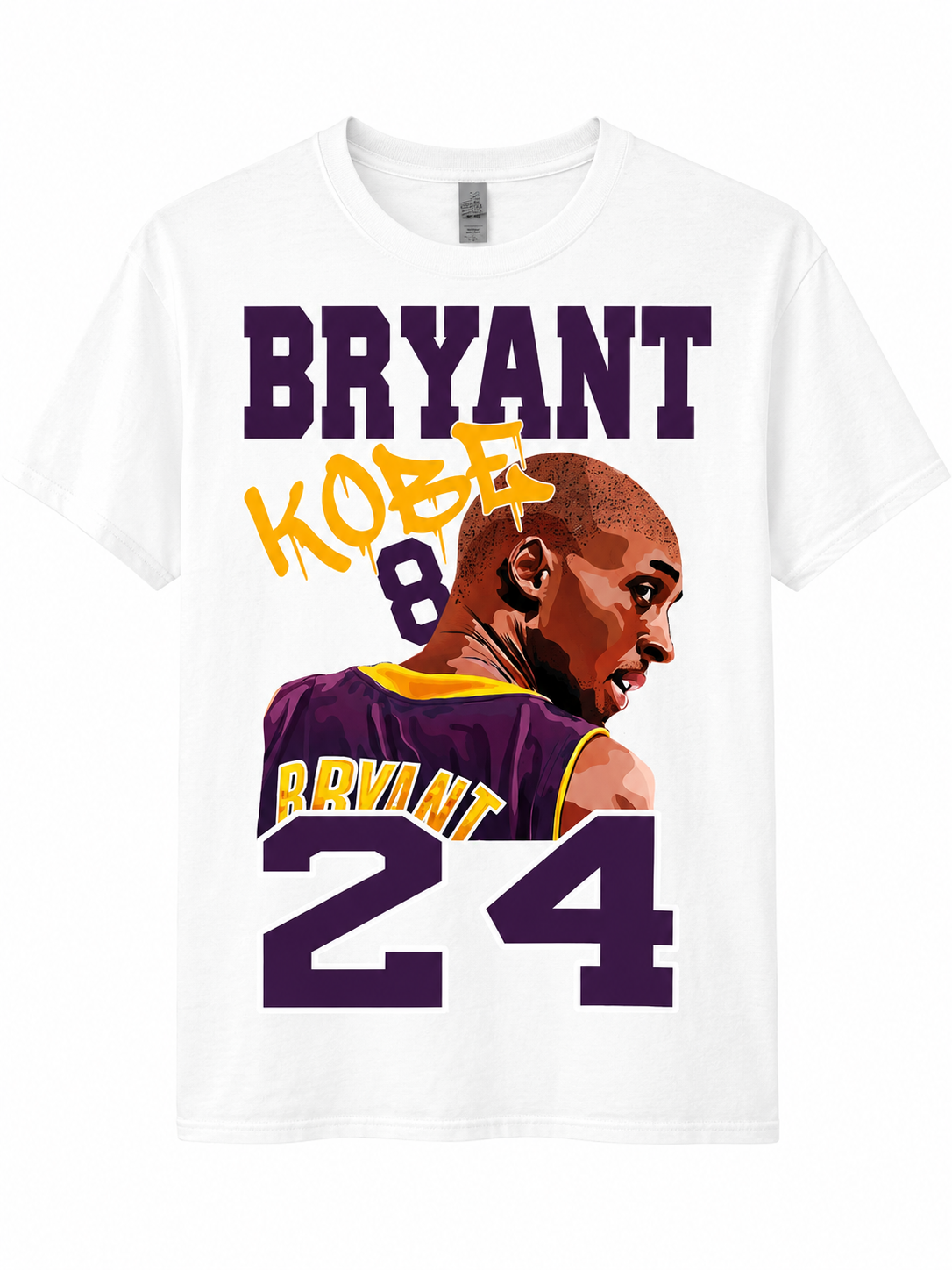 Kobe Bryant 24 Tribute Graphic T-Shirt