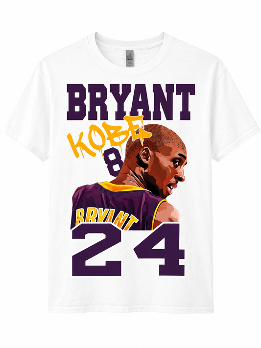 Kobe Bryant 24 Tribute Graphic T-Shirt
