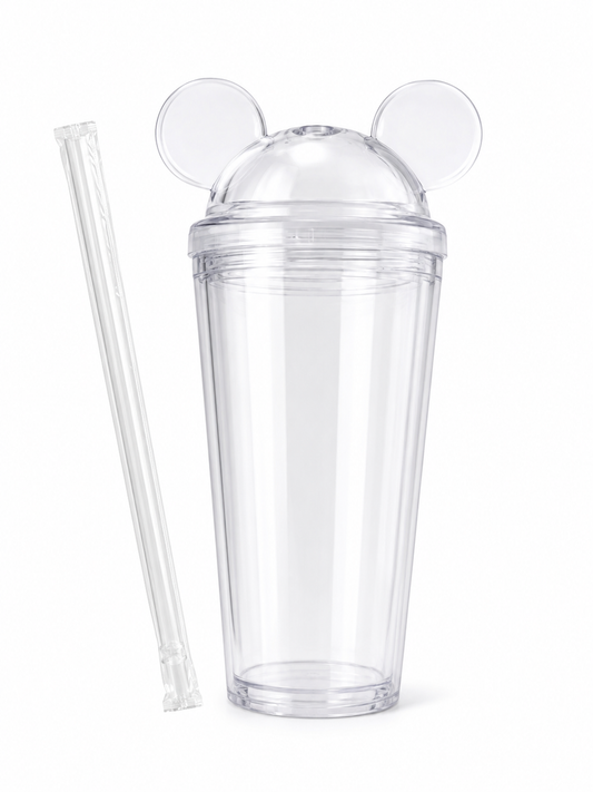 Clear Mouse Ear Acrylic Tumbler